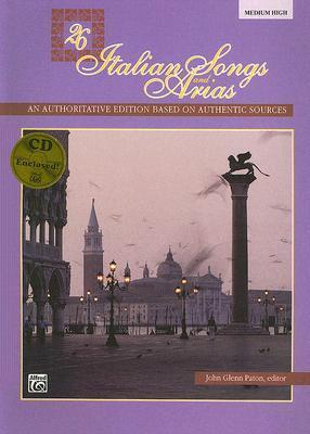 Cover: 9780739000137 | 26 Italian Songs and Arias | Medium High Voice, Book &amp; CD | Paton
