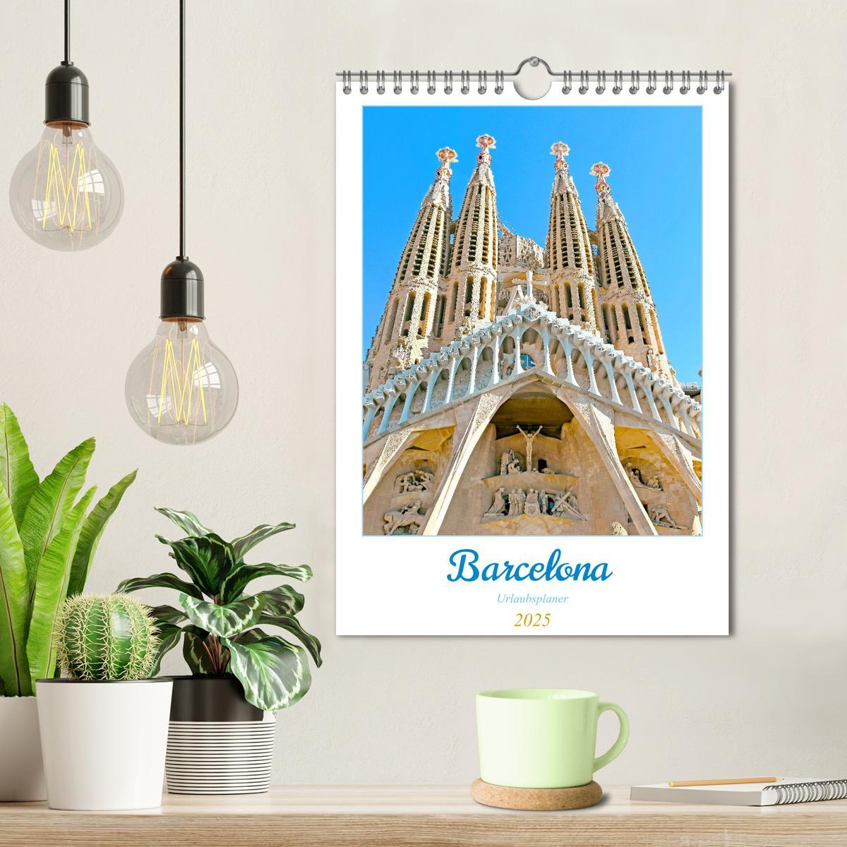 Bild: 9783435899883 | Barcelona - Urlaubsplaner (Wandkalender 2025 DIN A4 hoch), CALVENDO...