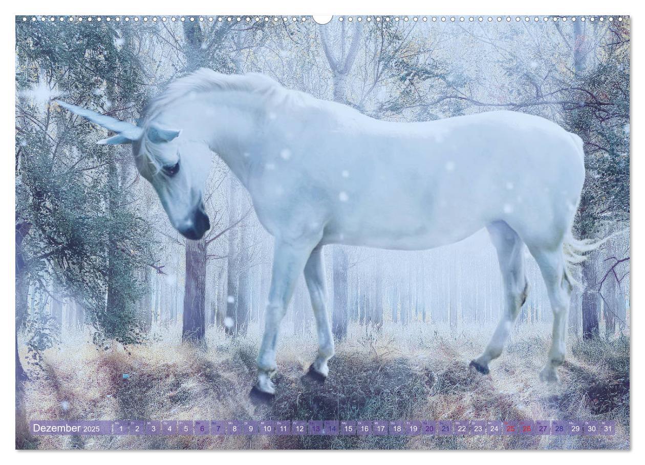 Bild: 9783435303755 | Einhorn Love - Fantasiewelt (hochwertiger Premium Wandkalender 2025...