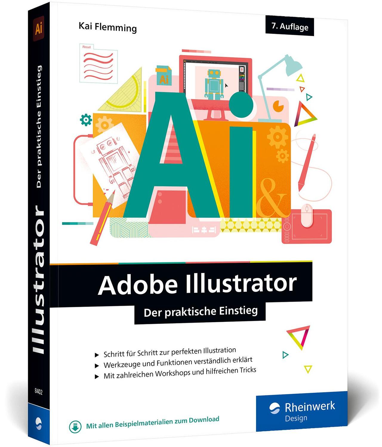 Cover: 9783836284028 | Adobe Illustrator | Kai Flemming | Taschenbuch | Rheinwerk Design