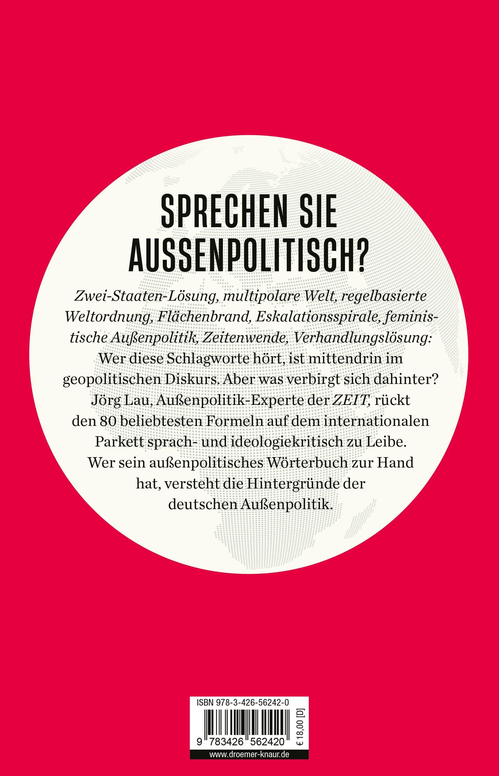 Rückseite: 9783426562420 | Worte, die die Welt beherrschen | Jörg Lau | Taschenbuch | 192 S.