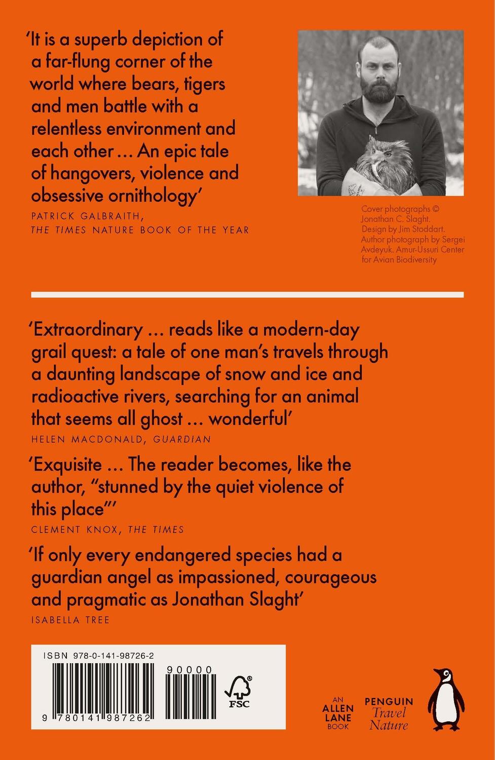 Rückseite: 9780141987262 | Owls of the Eastern Ice | Jonathan C. Slaght | Taschenbuch | Englisch