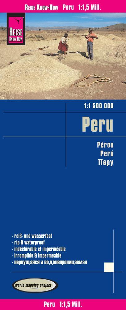 Cover: 9783831772803 | Reise Know-How Landkarte Peru 1 : 1.500.000 | Rump | (Land-)Karte