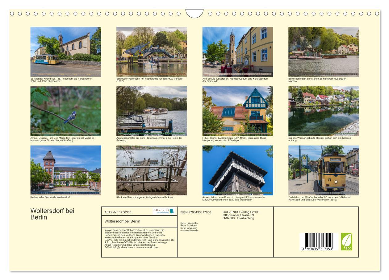 Bild: 9783435317950 | Woltersdorf bei Berlin (Wandkalender 2025 DIN A3 quer), CALVENDO...