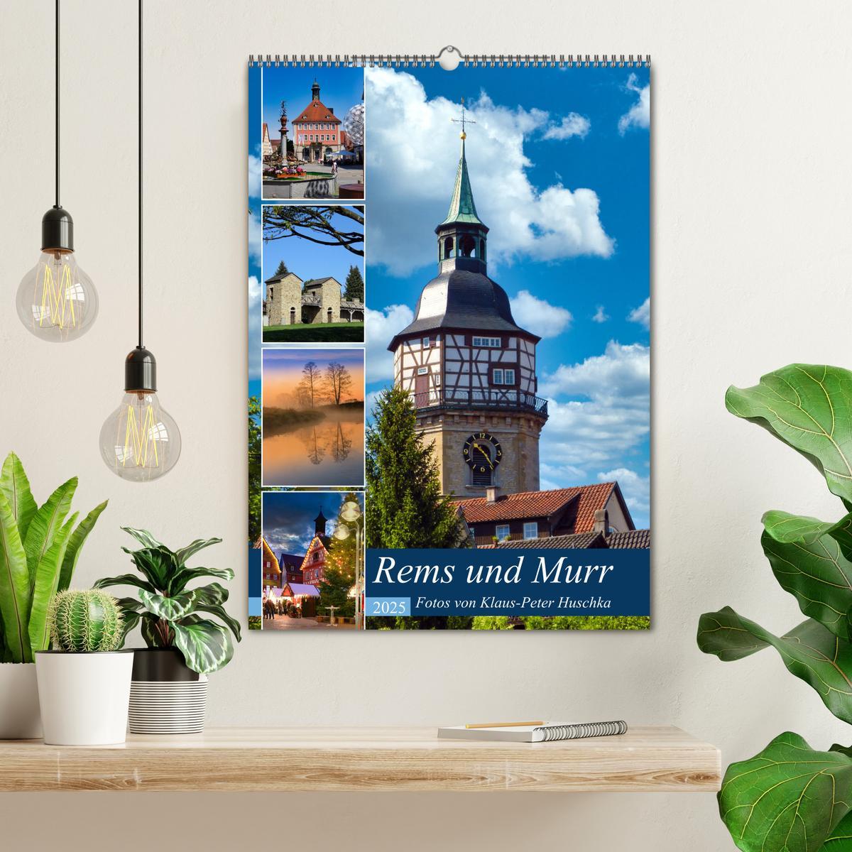 Bild: 9783435904884 | Rems und Murr (Wandkalender 2025 DIN A2 hoch), CALVENDO Monatskalender