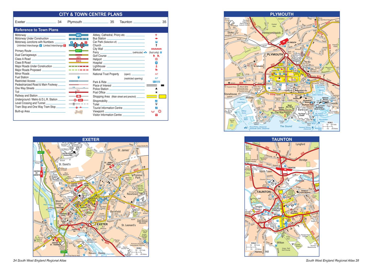 Bild: 9780008560577 | South West England A-Z Road Atlas | A-Z Maps | Taschenbuch | Englisch