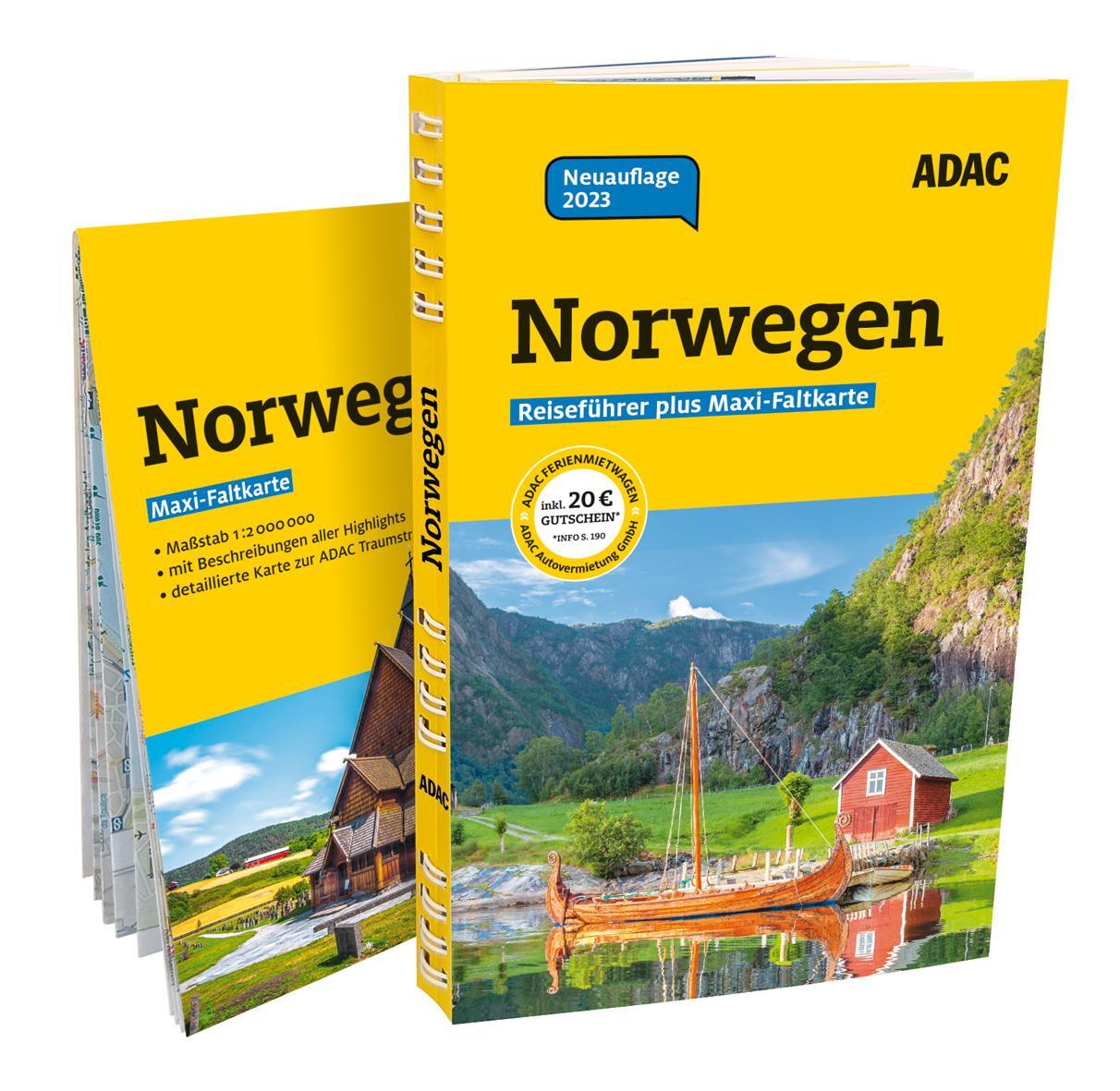 Cover: 9783956898778 | ADAC Reiseführer plus Norwegen | Christian Nowak | Taschenbuch | 2023