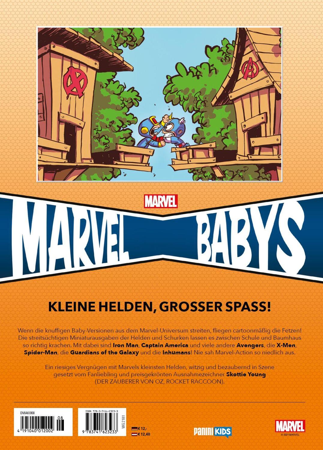 Rückseite: 9783741623233 | Marvel Babys | Skottie Young | Taschenbuch | 96 S. | Deutsch | 2021