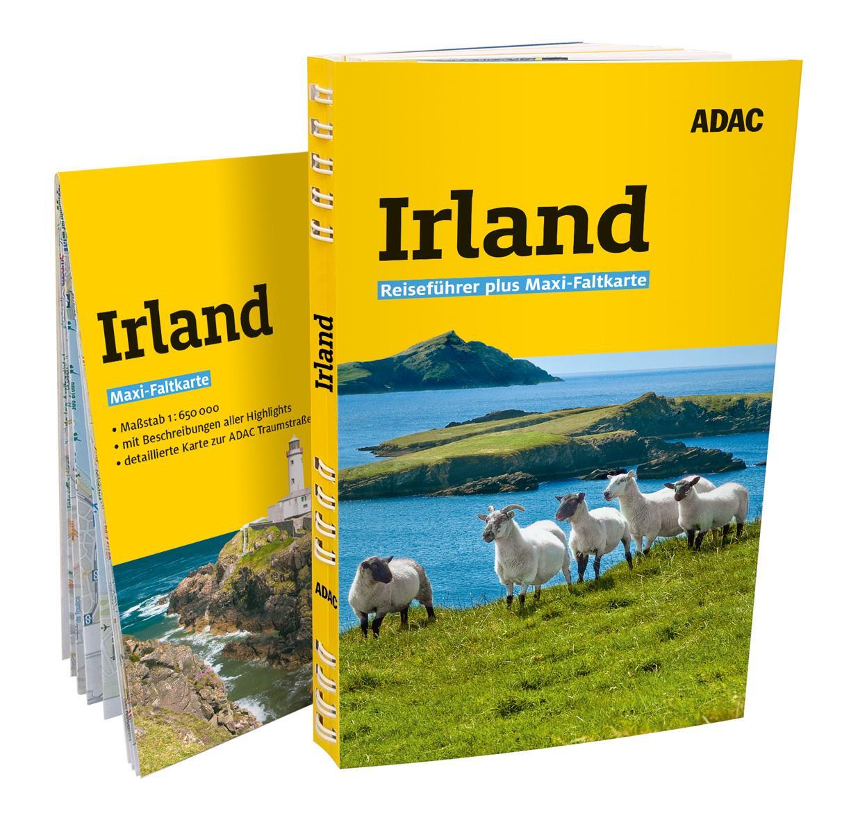 Cover: 9783956897443 | ADAC Reiseführer plus Irland | mit Maxi-Faltkarte zum Herausnehmen