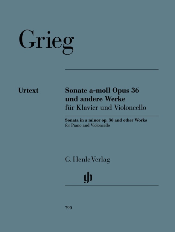 Cover: 9790201807904 | Grieg, Edvard - Violoncellosonate a-moll op. 36 und andere Werke...