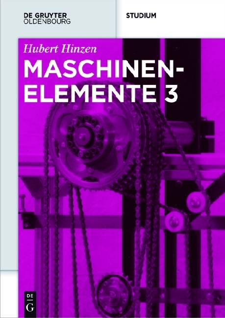 Cover: 9783110441314 | Maschinenelemente. Bd.3 | Hubert Hinzen | Taschenbuch | Deutsch