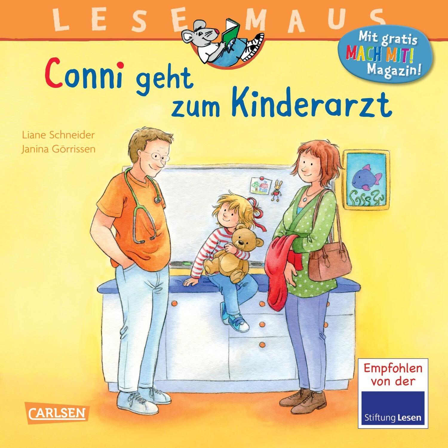 Cover: 9783551080325 | LESEMAUS 132: Conni geht zum Kinderarzt | Liane Schneider | Buch