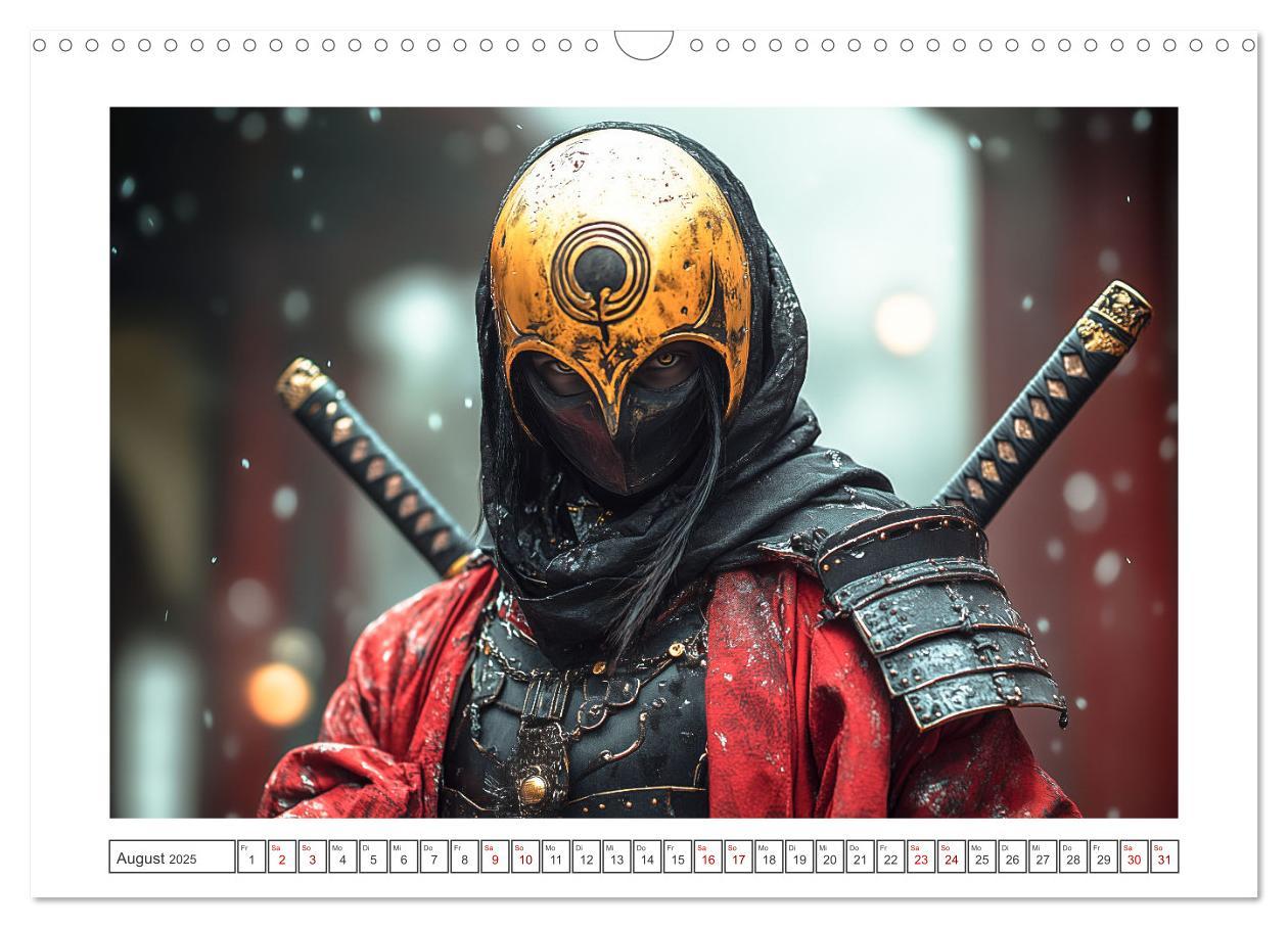 Bild: 9783457213032 | Mein Samurai (Wandkalender 2025 DIN A3 quer), CALVENDO Monatskalender