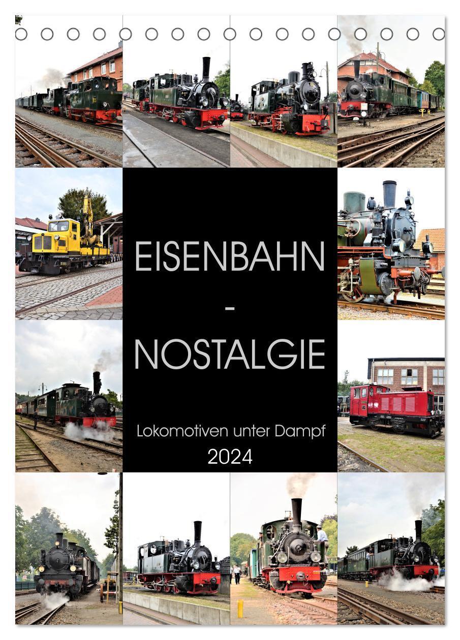 Cover: 9783383223914 | EISENBAHN - NOSTALGIE - 2024 (Tischkalender 2024 DIN A5 hoch),...