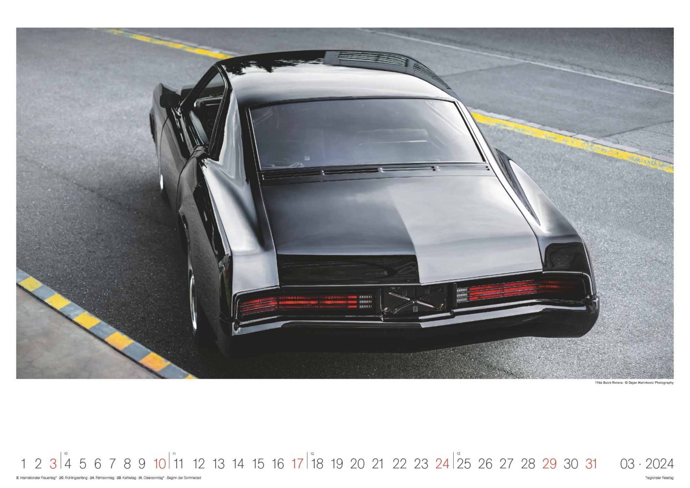 Bild: 4002725986757 | Legendary Classic &amp; Muscle Cars 2024 - Wand-Kalender -...