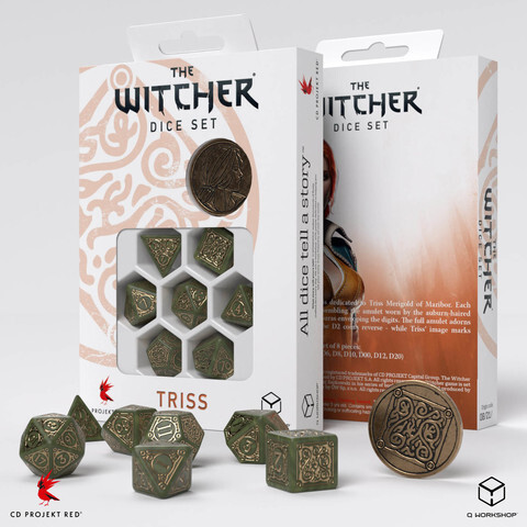 Cover: 5907699496341 | The Witcher Dice Set. Triss - The Fourteenth of the Hill | Q-workshop