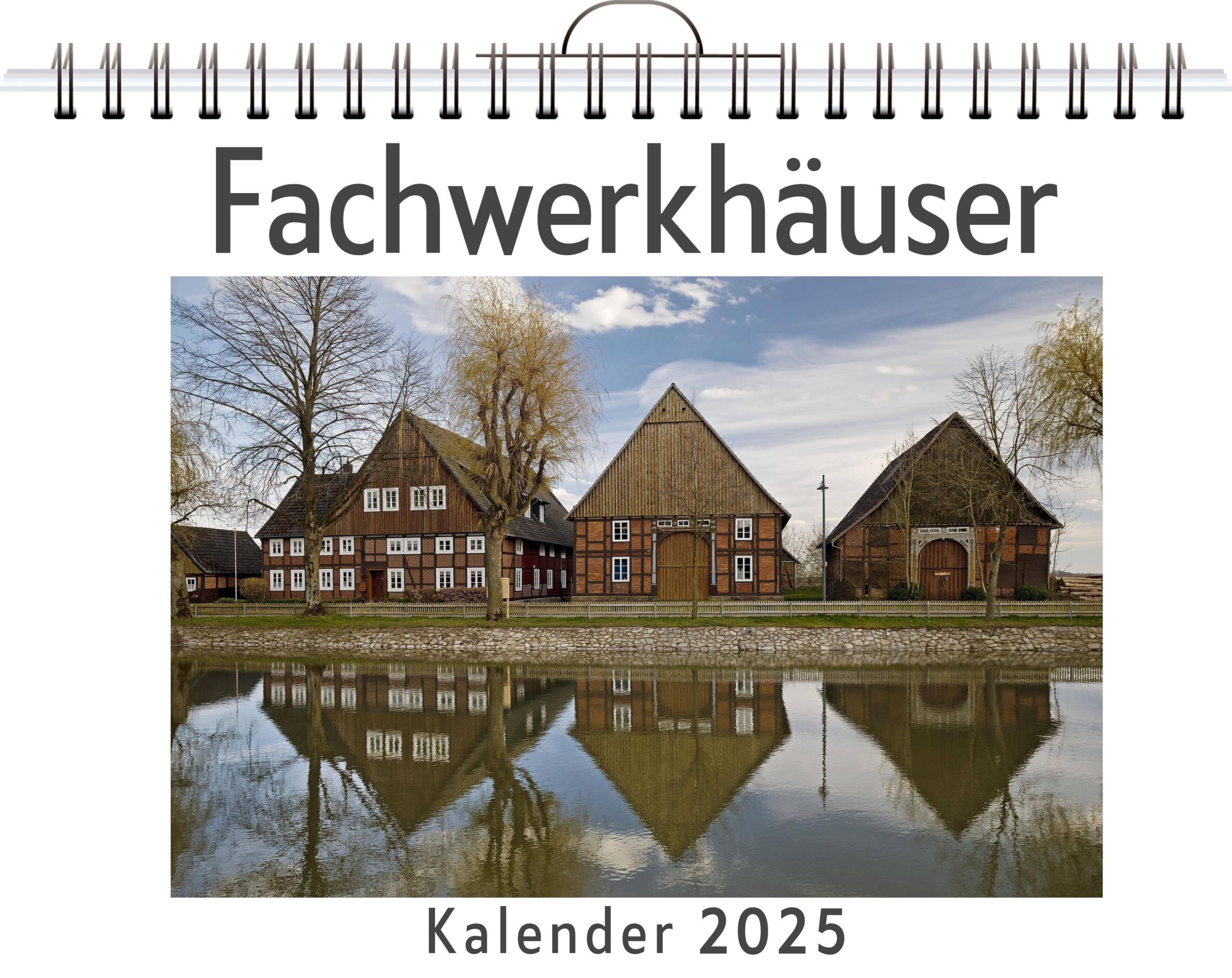 Cover: 9783759122636 | Fachwerkhäuser - (Wandkalender 2025, Kalender DIN A4 quer,...