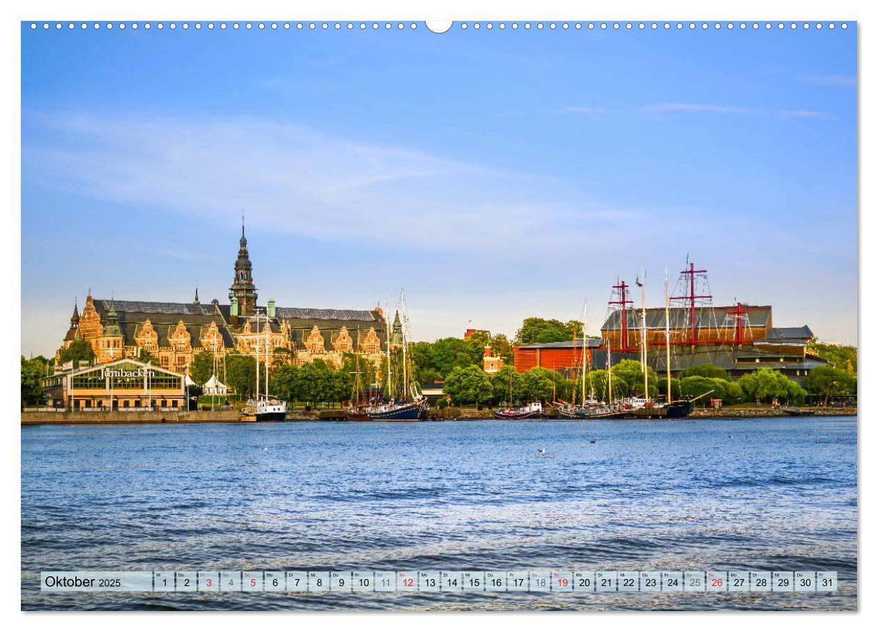 Bild: 9783435105366 | Stockholm - Maritime Ansichten (Wandkalender 2025 DIN A2 quer),...