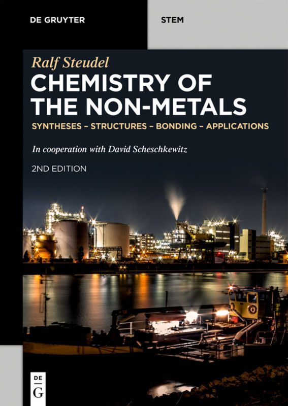 Cover: 9783110578058 | Chemistry of the Non-Metals | Ralf Steudel | Taschenbuch | Englisch