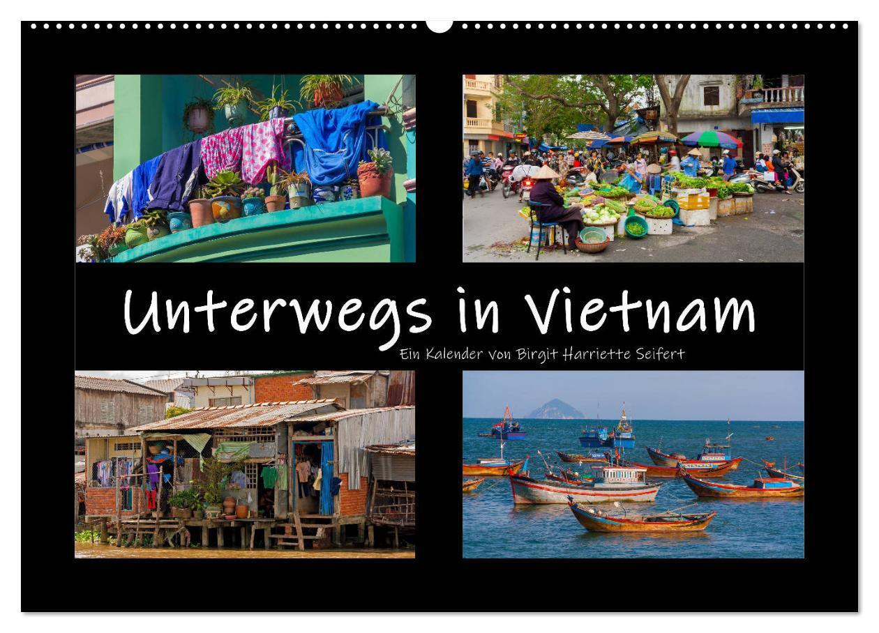 Cover: 9783675801318 | Unterwegs in Vietnam (Wandkalender 2024 DIN A2 quer), CALVENDO...