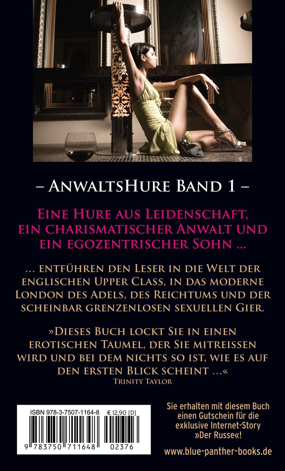 Rückseite: 9783750711648 | Anwaltshure Band 1 Erotischer Roman | Eine Hure aus Leidenschaft ...