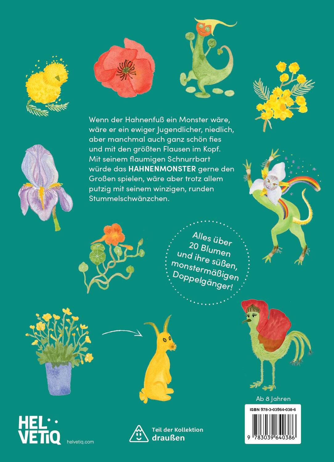 Rückseite: 9783039640386 | Wenn Blumen kleine Monster wären | Claire Le Men | Buch | 96 S. | 2024