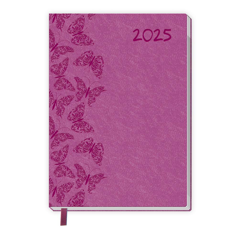 Cover: 4251901507105 | Trötsch Taschenkalender A7 Soft Touch Schmetterlinge 2025 | KG | 2025