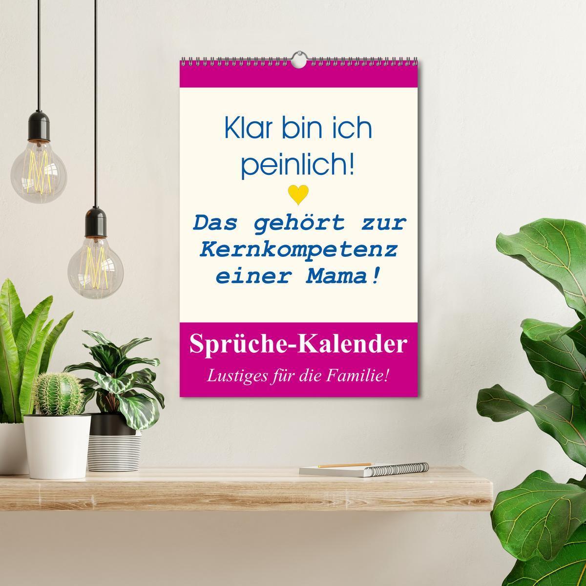 Bild: 9783435957095 | Sprüche-Kalender. Lustiges für die Familie! (Wandkalender 2025 DIN...