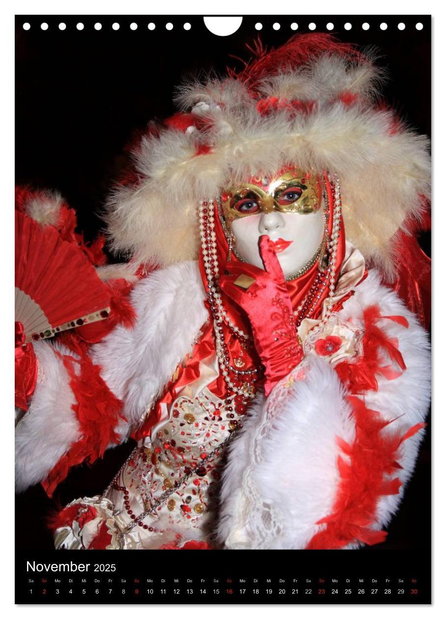 Bild: 9783457087596 | Karneval in Venedig - Phantasievolle Masken (Wandkalender 2025 DIN...