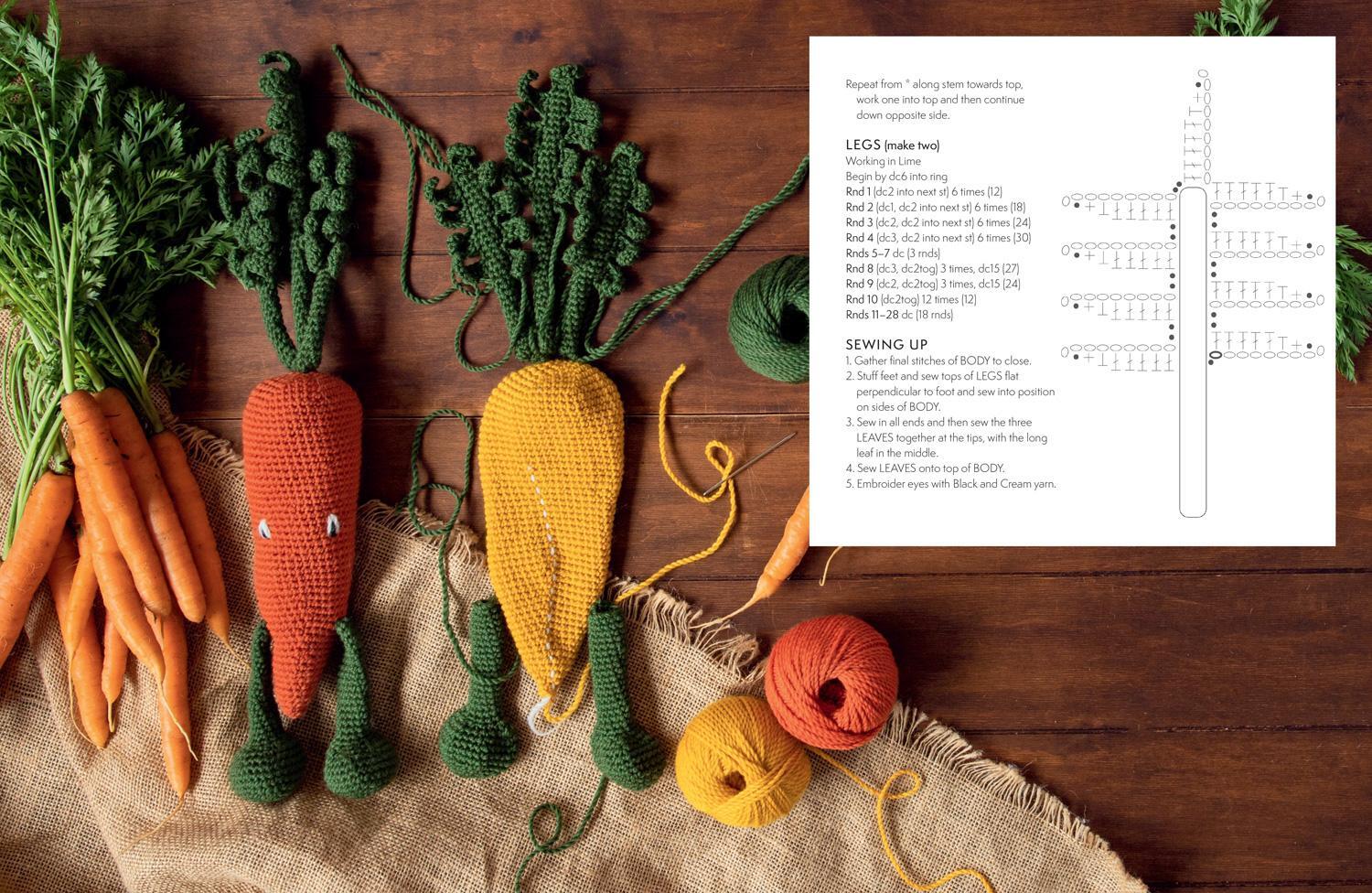 Bild: 9780008554002 | Alexandra's Garden Vegetables | 30 Crochet Vegetable Patterns | Lord