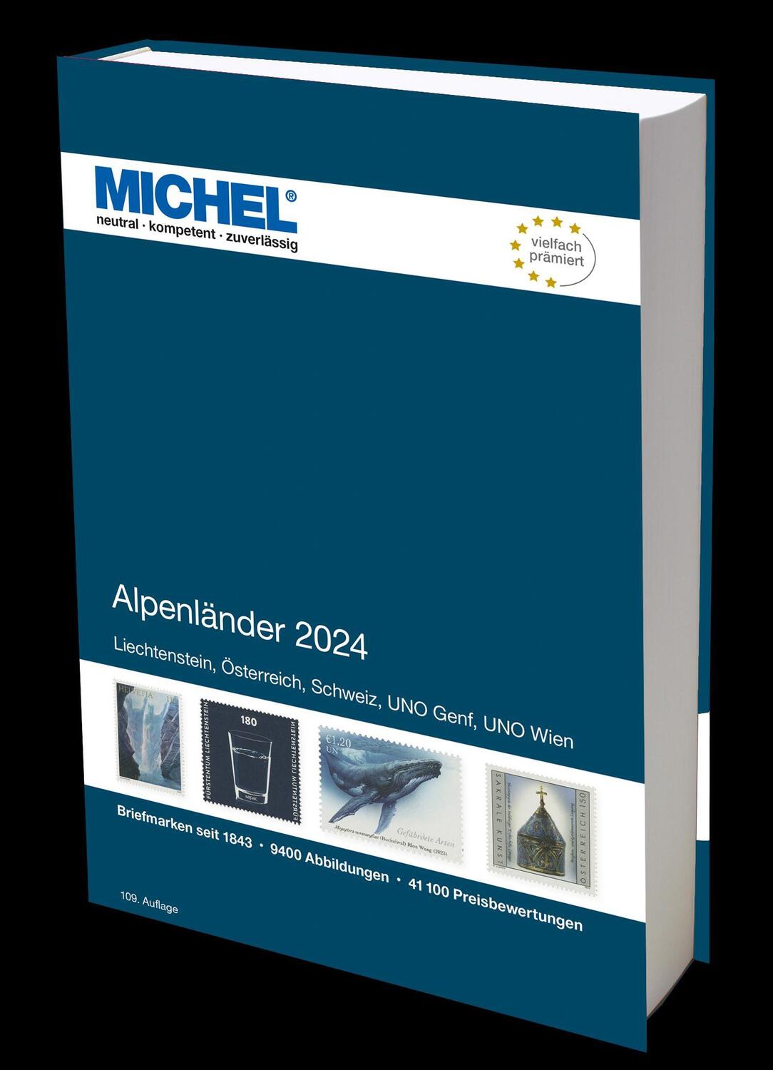 Cover: 9783954024711 | Alpenländer 2024 | Europa Teil 1 | Michel-Redaktion | Buch | 800 S.