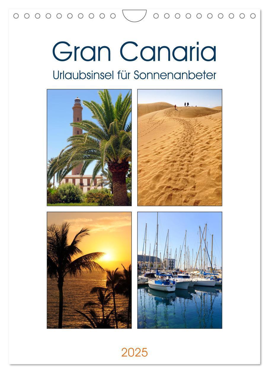 Cover: 9783435968121 | Gran Canaria - Urlaubsinsel für Sonnenanbeter (Wandkalender 2025...