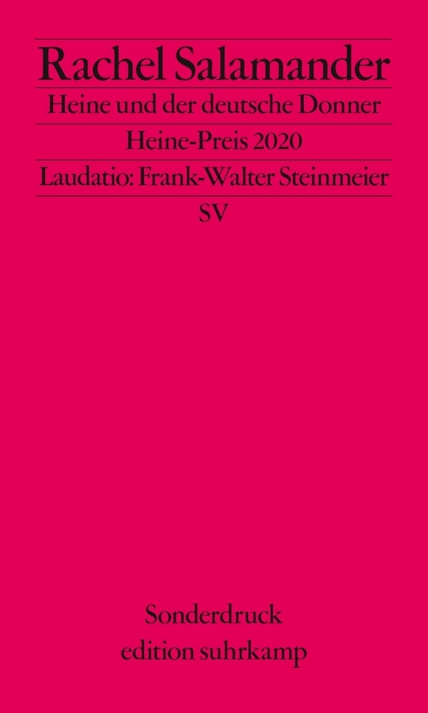 Cover: 9783518029763 | Heine und der deutsche Donner | Rachel Salamander | Taschenbuch | 2021