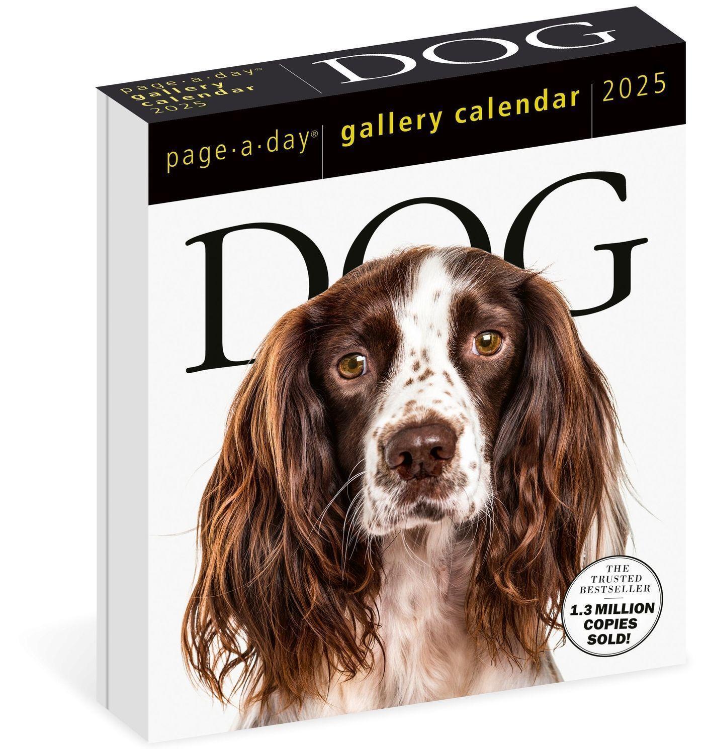 Cover: 9781523524952 | Dog Page-A-Day® Gallery Calendar 2025 | An Elegant Canine Celebration