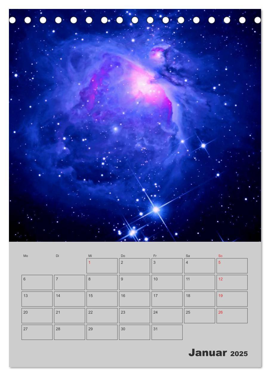 Bild: 9783457003657 | Schönheit des Universums (Tischkalender 2025 DIN A5 hoch), CALVENDO...