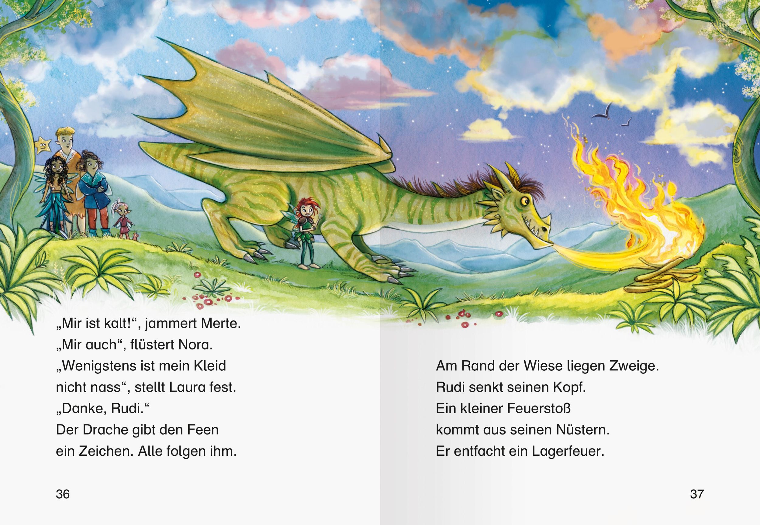 Bild: 9783473463282 | Die Waldfee und der Drache - lesen lernen mit dem Leseraben -...