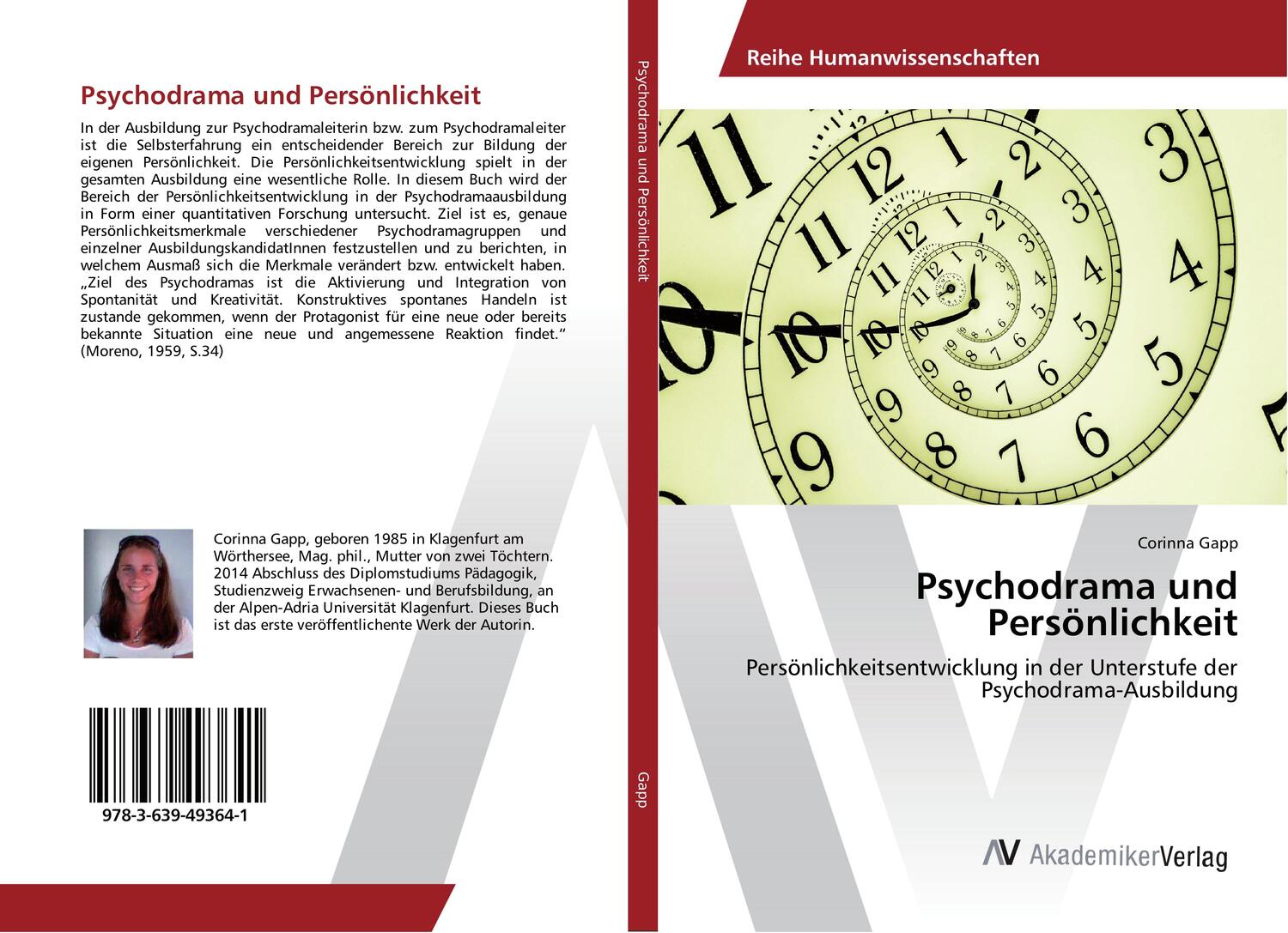 Cover: 9783639493641 | Psychodrama und Persönlichkeit | Corinna Gapp | Taschenbuch | 124 S.