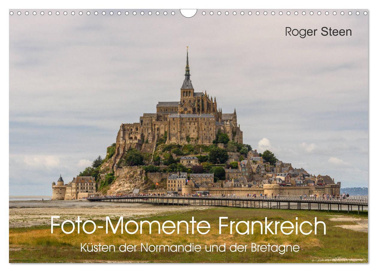 Cover: 9783435417711 | Küsten der Normandie und der Bretagne (Wandkalender 2025 DIN A3...