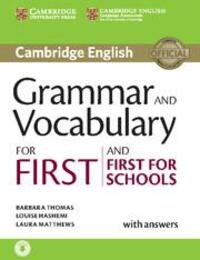 Cover: 9781107481060 | Grammar and Vocabulary for First and First for Schools Book with...