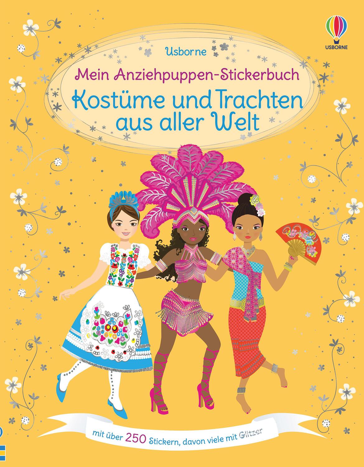 Cover: 9781789415650 | Mein Anziehpuppen-Stickerbuch: Kostüme und Trachten aus aller Welt