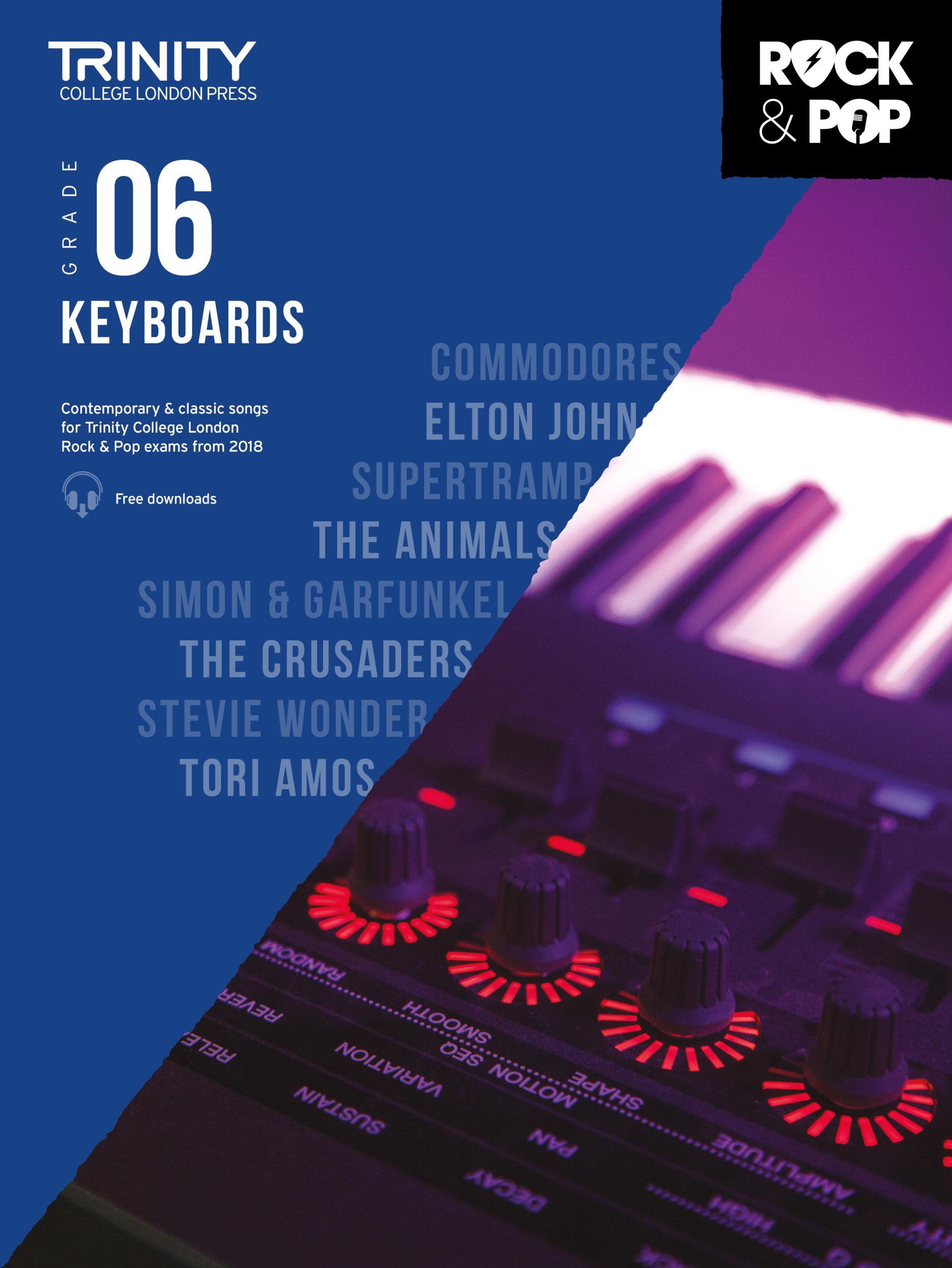 Cover: 9780857366627 | Trinity College London Rock &amp; Pop 2018 Keyboards Grade 6 | Broschüre