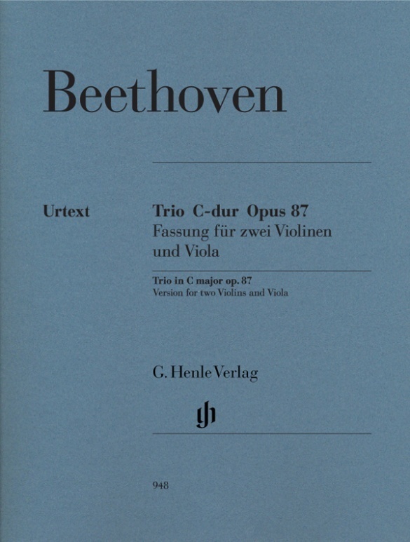 Cover: 9790201809489 | Beethoven, Ludwig van - Trio C-dur op. 87 | Egon Voss (u. a.) | Buch