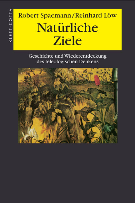 Cover: 9783608941210 | Natürliche Ziele | Robert Spaemann (u. a.) | Taschenbuch | Klett-Cotta