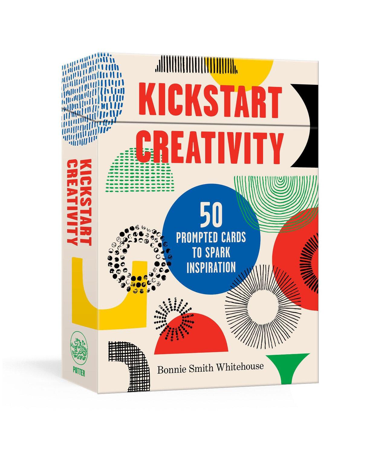 Cover: 9780593137703 | Kickstart Creativity | 50 Prompted Cards to Spark Inspiration | Box
