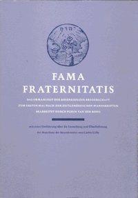 Cover: 9789067322058 | Fama Fraternitatis | Buch | Deutsch | 1998 | Stichting Rozekruis-Pers