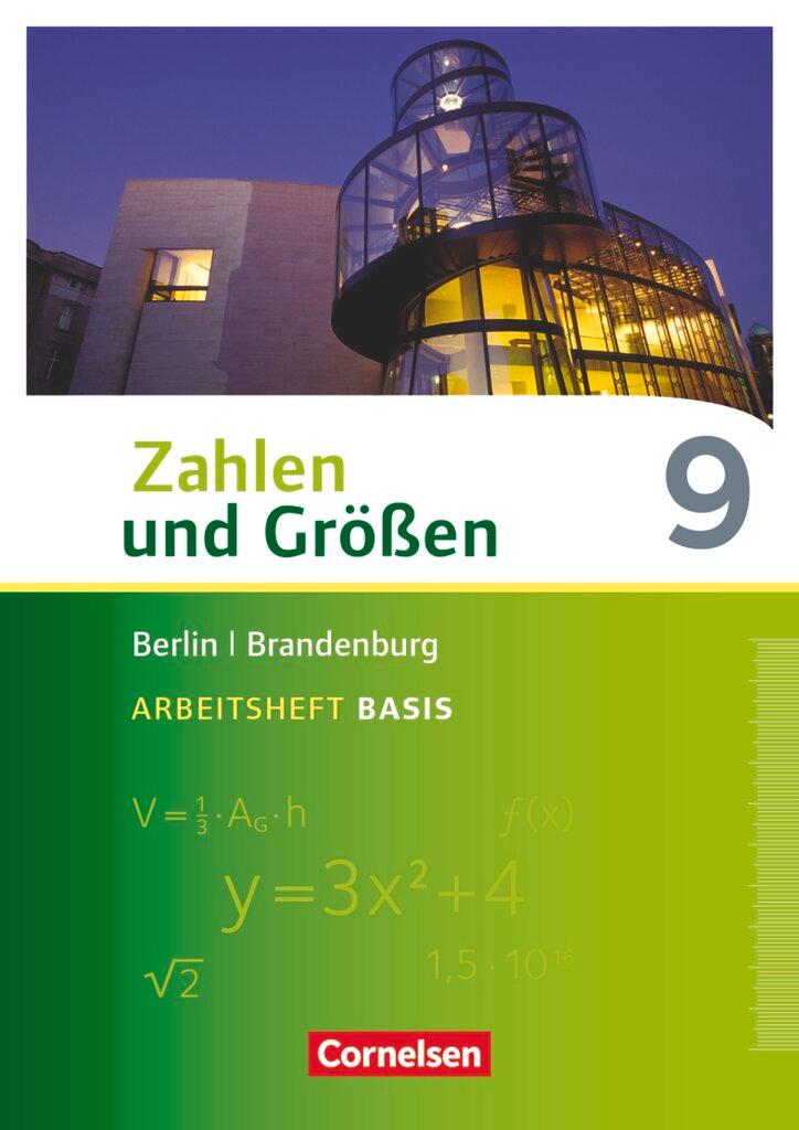 Cover: 9783060412525 | Zahlen und Größen 9. Schuljahr - Berlin und Brandenburg -...