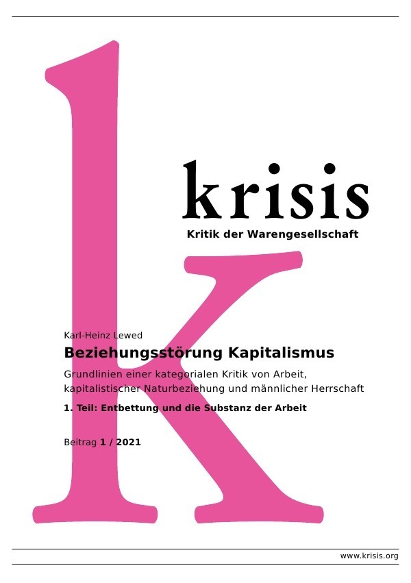 Cover: 9783754938348 | Krisis - Beiträge zur Kritik der Warengesellschaft /...