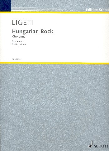 Cover: 9790001072229 | Rock Ungherese | György Ligeti | Buch | Schott Music