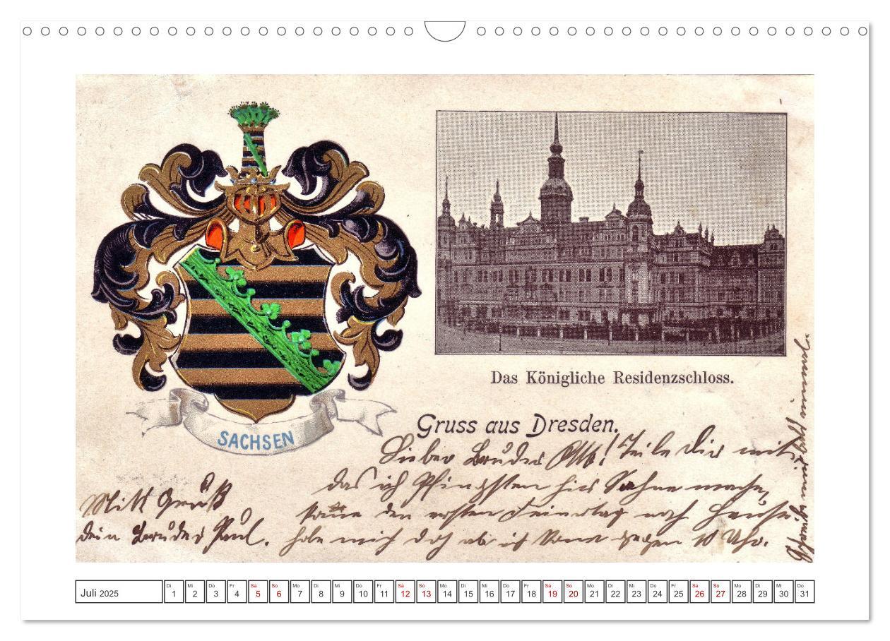 Bild: 9783383940378 | Gruss aus Dresden - Historische Stadtansichten (Wandkalender 2025...