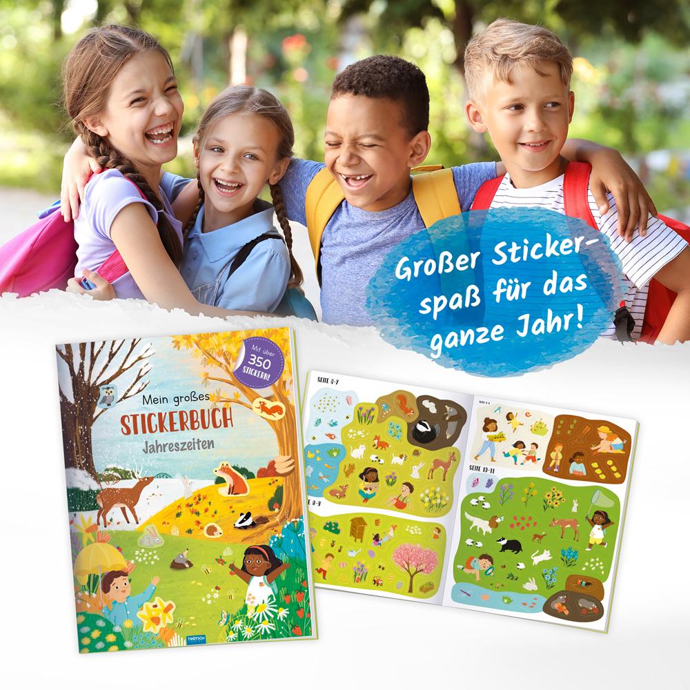 Bild: 9783988021465 | Trötsch Stickerbuch Mein großes Stickerbuch Jahreszeiten | KG | Buch